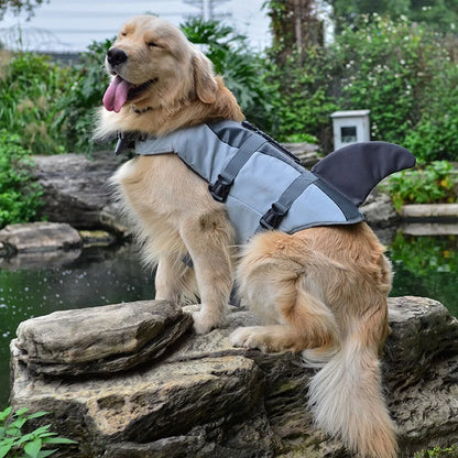 Pet Dog Life Jacket Vest Clothes Life Vest Collar Harness Dog Swimming Summer Swimwear Mermaid Shark Life jacket