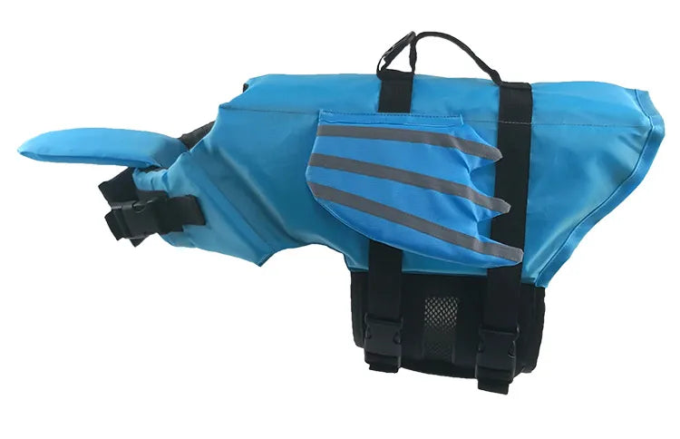 Dog Life Jacket Dog Safety Vest Adjustable Preserver with High Buoyancy and Durable Rescue Handle for Small Medium and Large Dog