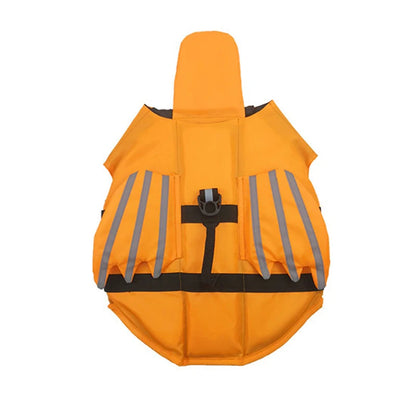 Dog Life Jacket Dog Safety Vest Adjustable Preserver with High Buoyancy and Durable Rescue Handle for Small Medium and Large Dog