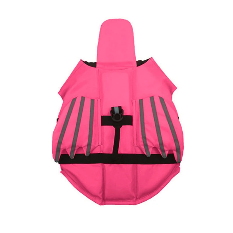 Dog Life Jacket Dog Safety Vest Adjustable Preserver with High Buoyancy and Durable Rescue Handle for Small Medium and Large Dog