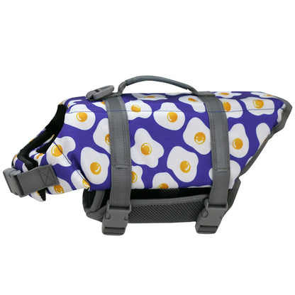 Summer Dog Life Jacket Reflective Adjustable Large Dogs Swimwear Safety Vest Surfing Sailboat Enhanced Buoyancy Pet Lifejackets