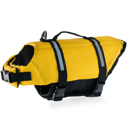 Summer Dog Life Jacket Reflective Adjustable Large Dogs Swimwear Safety Vest Surfing Sailboat Enhanced Buoyancy Pet Lifejackets