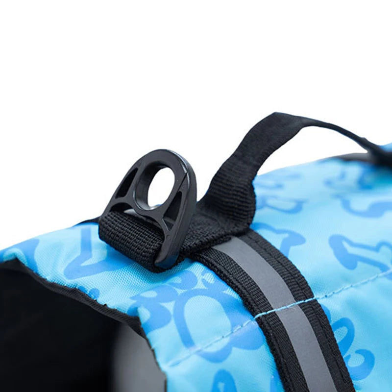 Summer Dog Life Jacket Reflective Adjustable Large Dogs Swimwear Safety Vest Surfing Sailboat Enhanced Buoyancy Pet Lifejackets