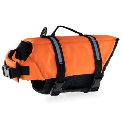 Summer Dog Life Jacket Reflective Adjustable Large Dogs Swimwear Safety Vest Surfing Sailboat Enhanced Buoyancy Pet Lifejackets