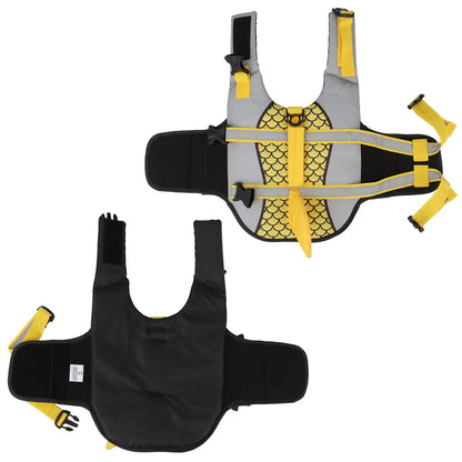 Scales Shark Swim Dog Clothes Pet Life Jacket Vest Harness Pet Swimming Summer Swimwear