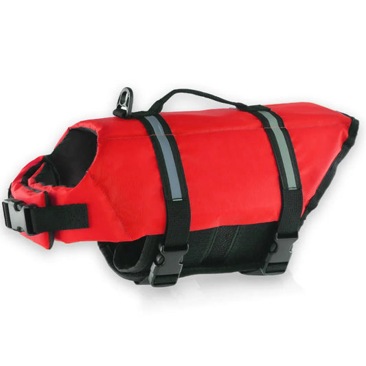 Summer Dog Life Jacket Reflective Adjustable Large Dogs Swimwear Safety Vest Surfing Sailboat Enhanced Buoyancy Pet Lifejackets