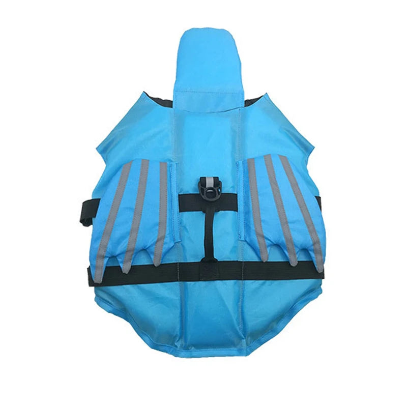 Dog Life Jacket Dog Safety Vest Adjustable Preserver with High Buoyancy and Durable Rescue Handle for Small Medium and Large Dog